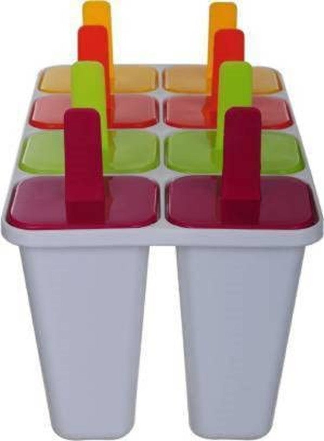 EAGEAN Plastic Ice Candy Maker Kulfi Maker Moulds Set, Ice Cream Maker Mould (Multicolour) - 2027 - Image 3